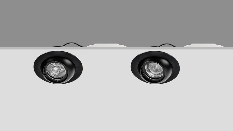 AntMan Ceiling wall washer with big tilt angle corridor picture recessed light 9063 Omnizoom