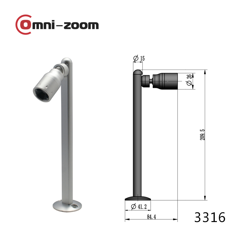 led shop window lighting for cabinet 3316