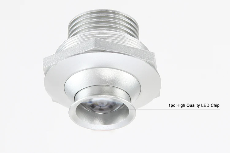 8310 The Eye 1w adjustable beam mini led downlight for showcase jewelry display